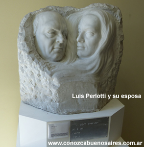 Luis Perlotti y su esposa