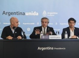Larreta, Fernandez, Kicillof