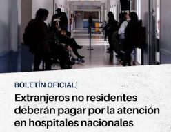 Extranjeros pagan salud